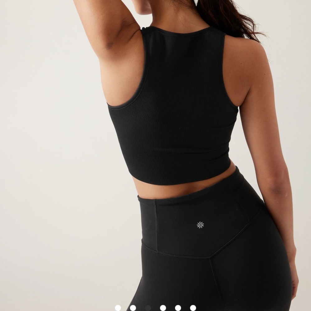 Athleta Aurora Cropped rib tank